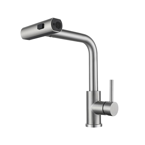 Three-way waterfall faucet